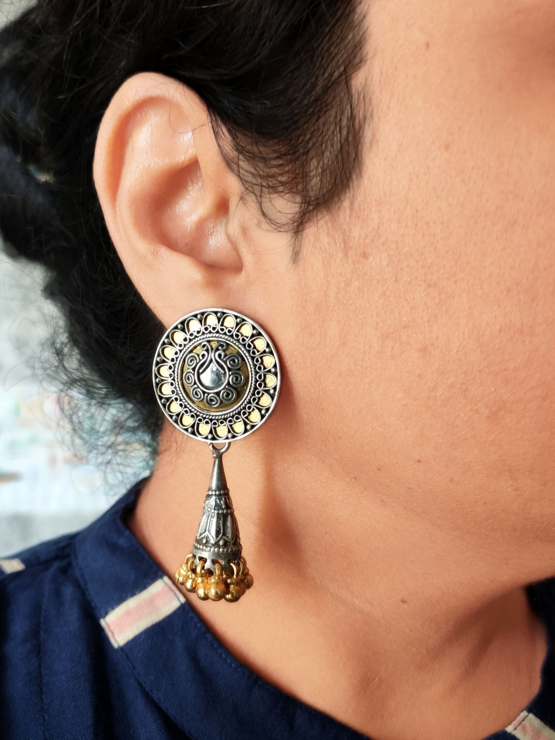 Dual Tone Jhumka