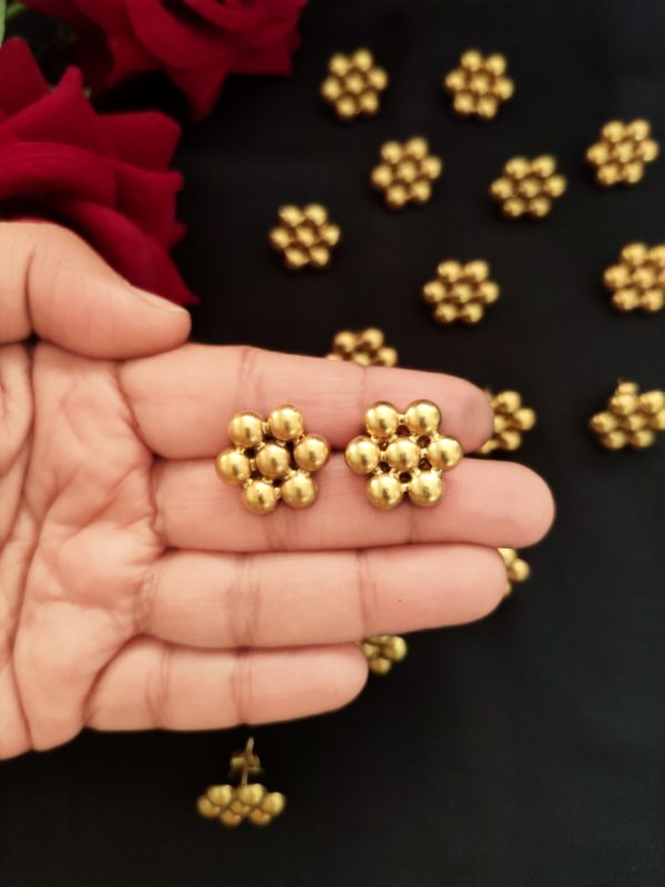 Gold Plated Kudi Studs