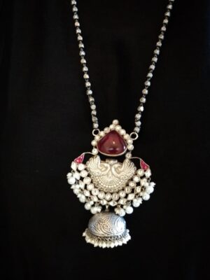 Kundan Jhumka Necklace