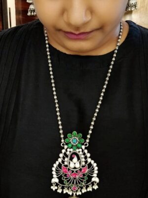 Kundan Jhumka Necklace