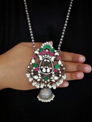 Kundan Jhumka Necklace