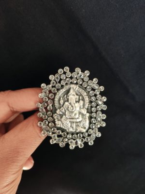 Statement Ganesha Polki Ring