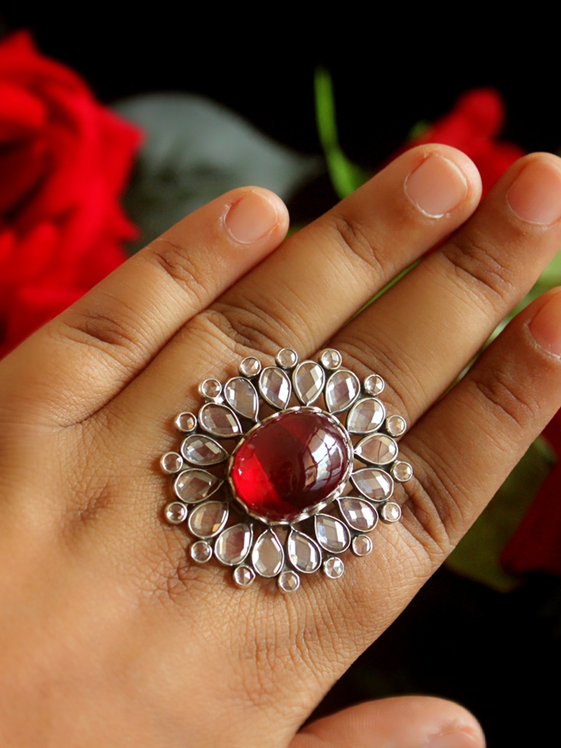 Statement Polki Ring