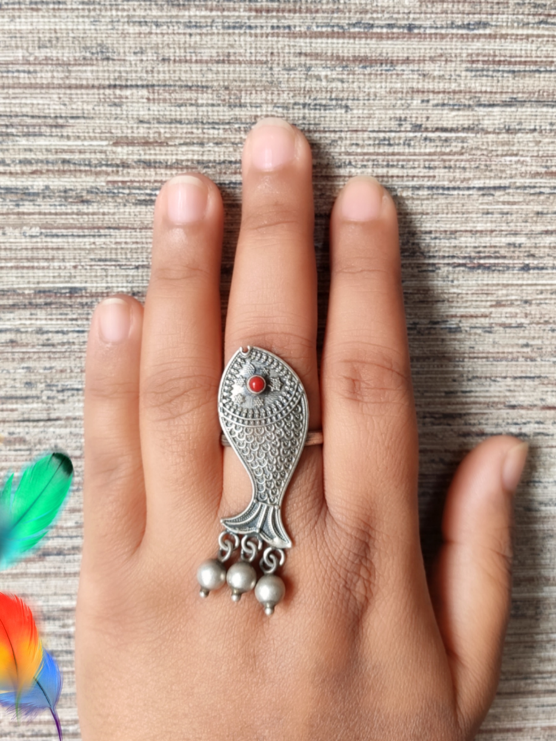 Fish Ring – Coral