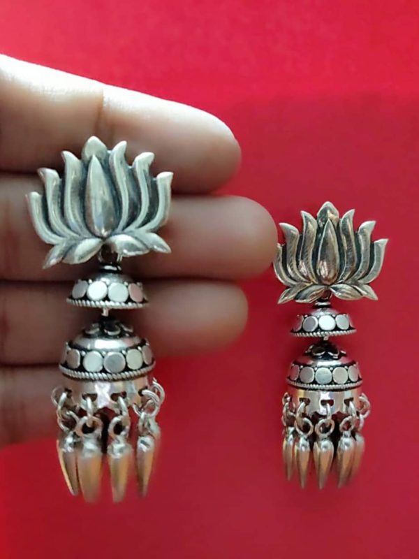 Lotus Jhumka - Image 2