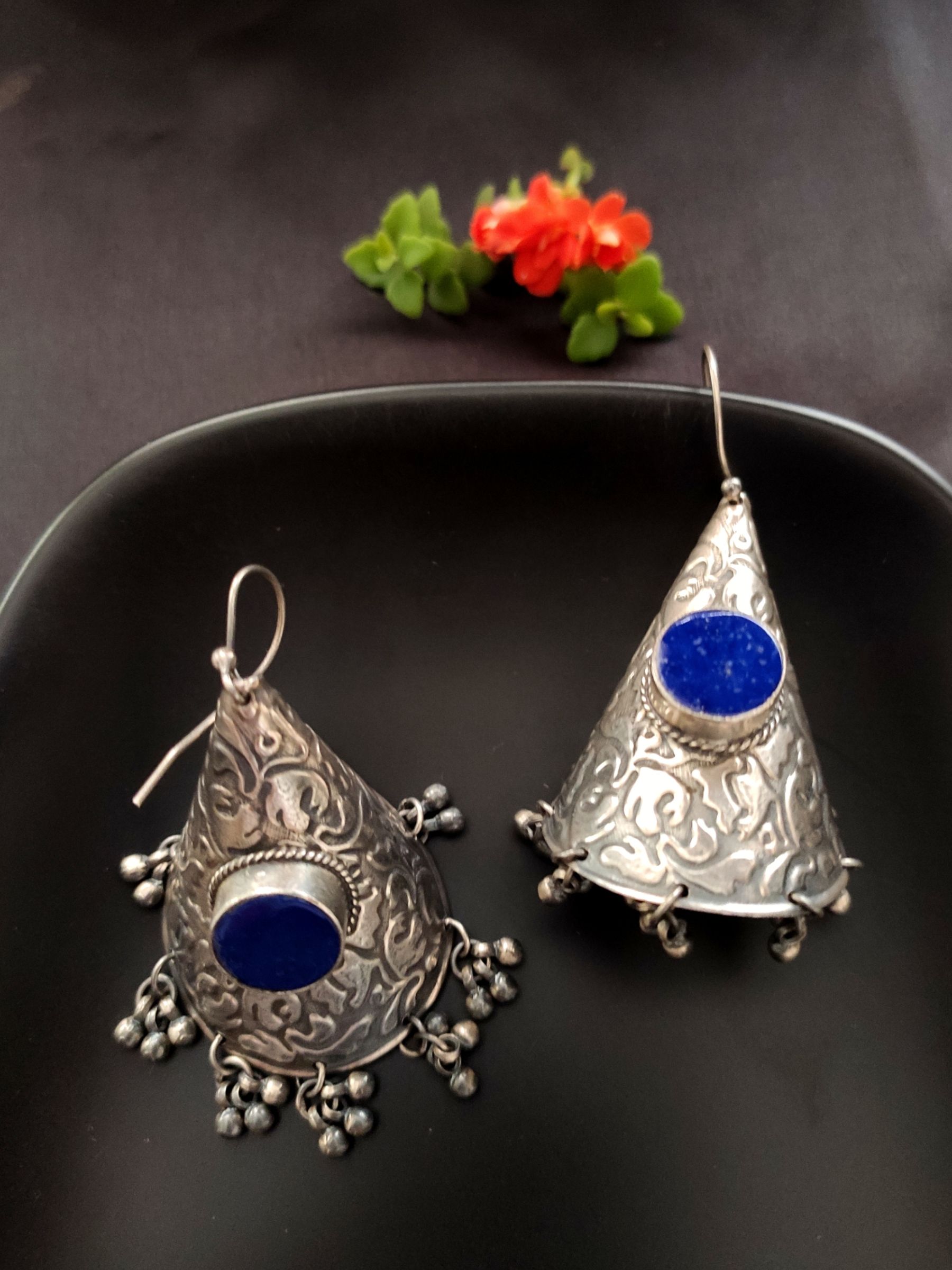 Lapis Cone Danglers