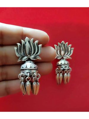 Lotus Jhumka