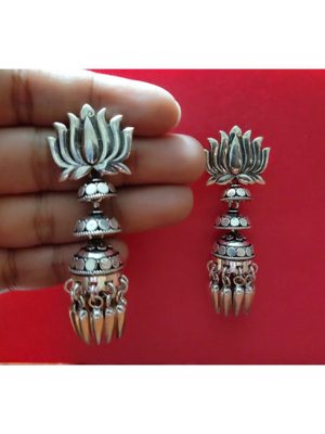 Lotus Jhumka