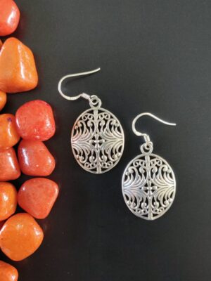 Oval Jaali Drops