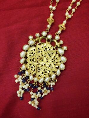 Gold Plated Jodhpuri Necklace