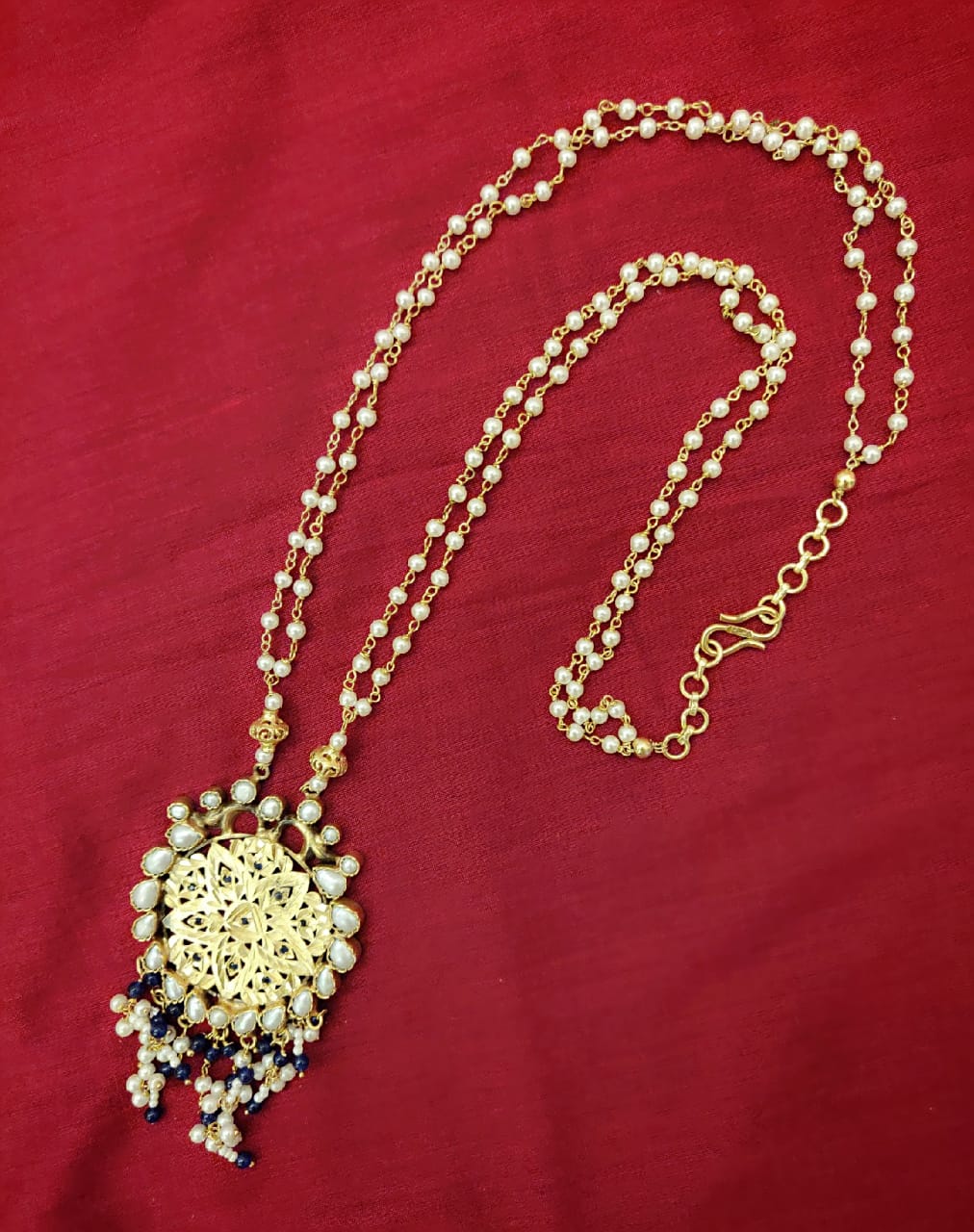 Gold Plated Jodhpuri Necklace