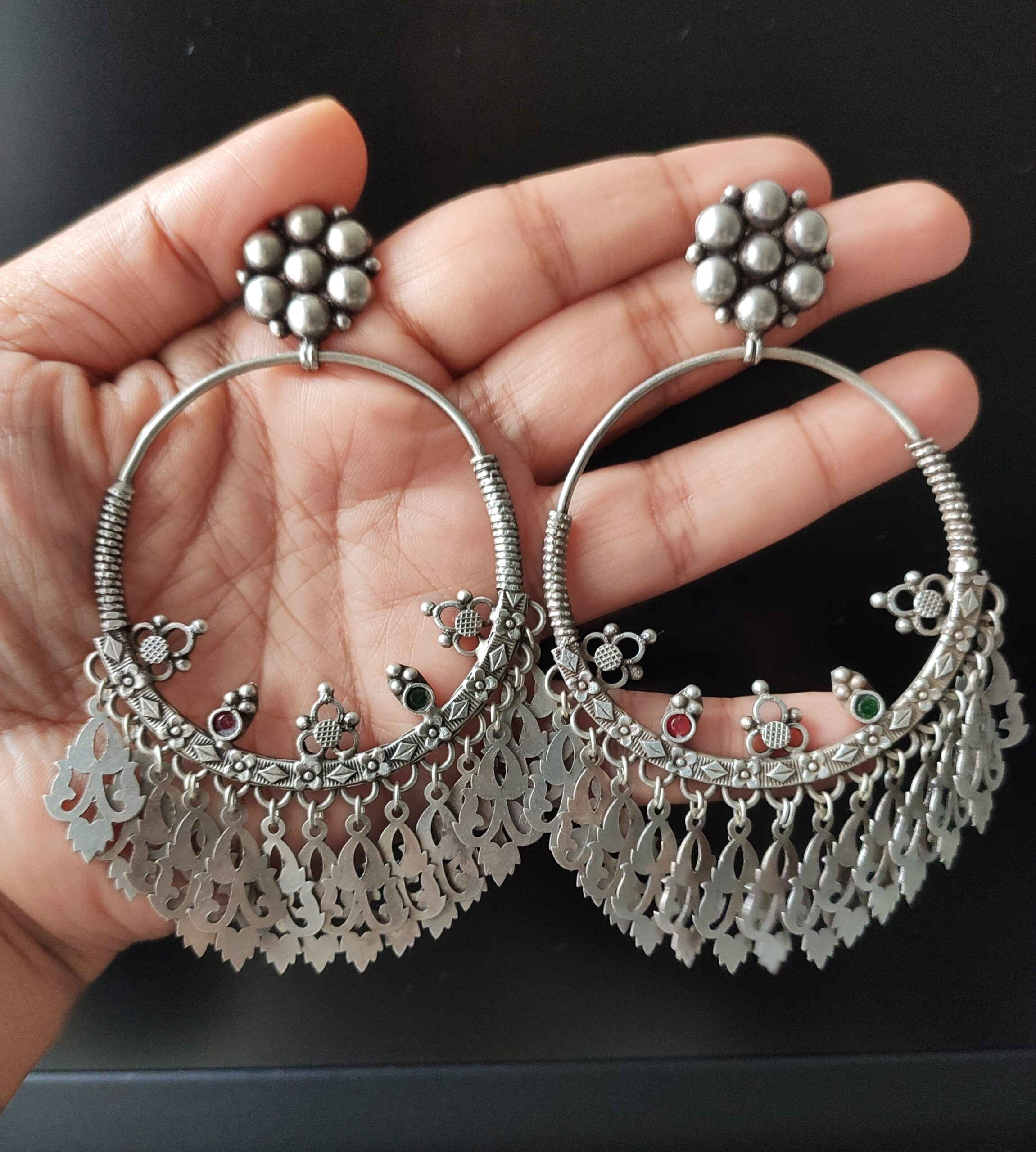 Vintage Silver Chandbali – 1