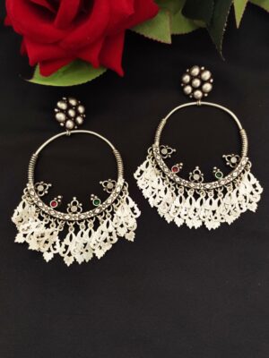 Vintage Silver Chandbali – 1