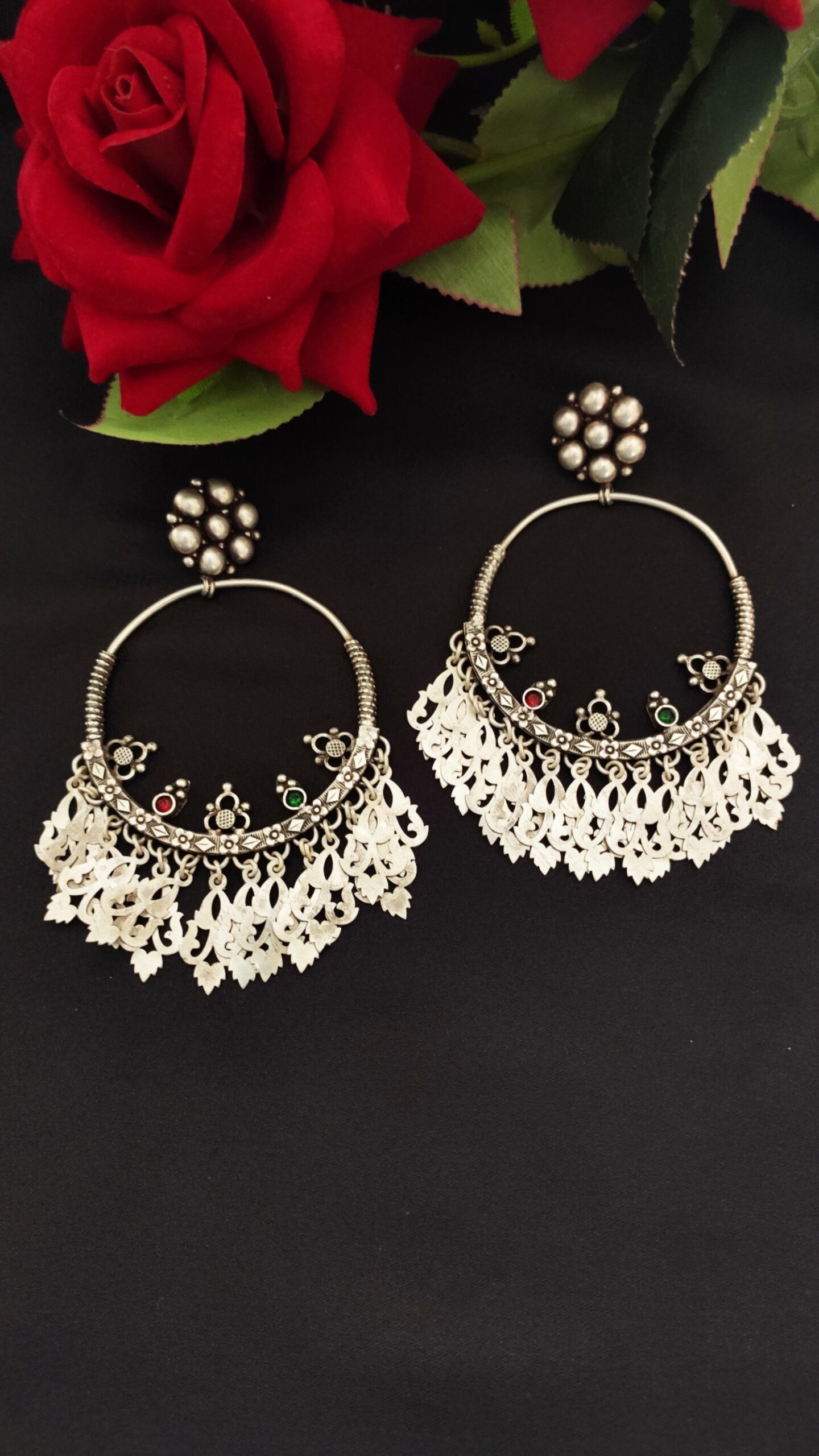 Vintage Silver Chandbali – 1