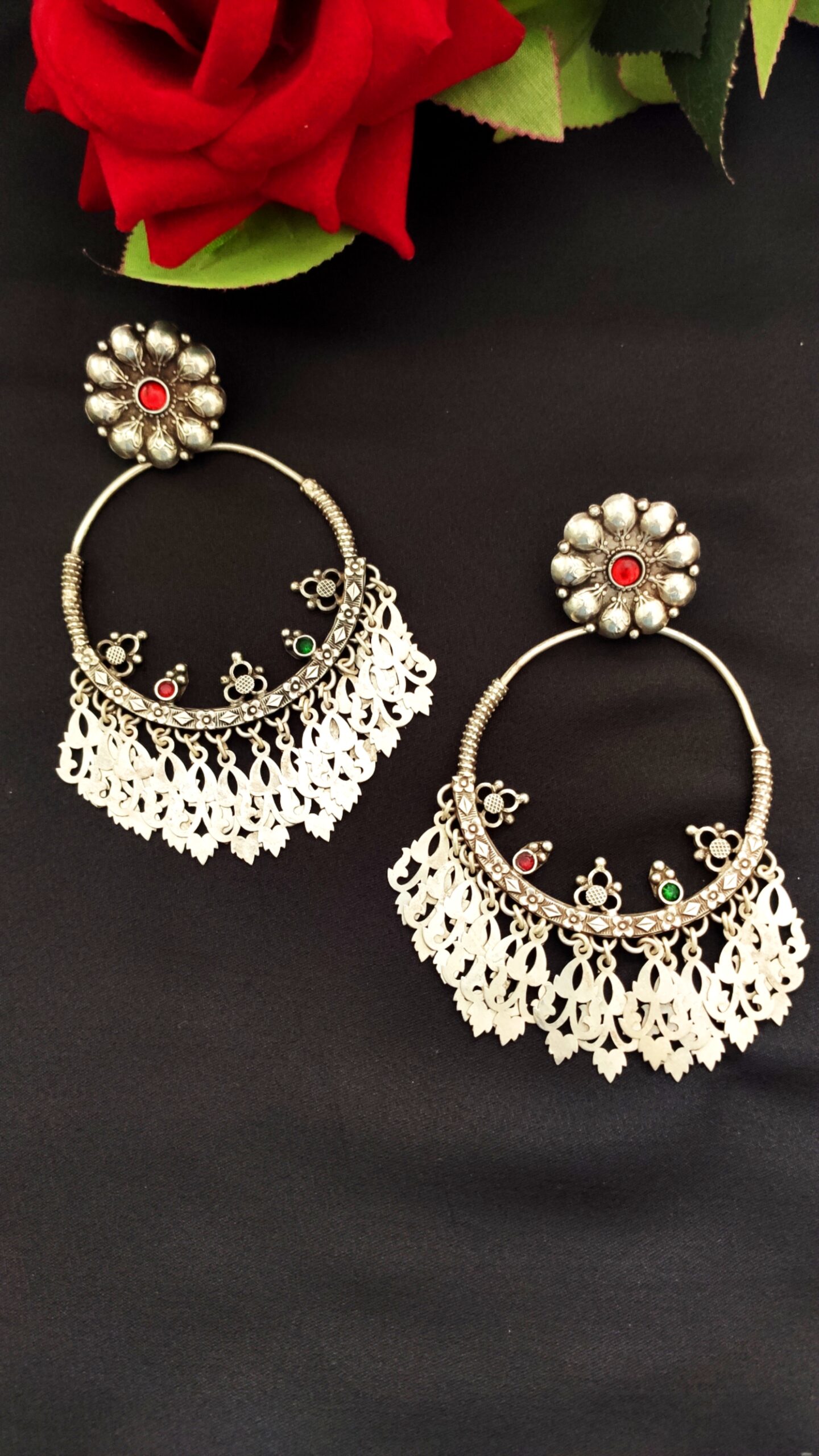 Vintage Silver Chandbali – 2