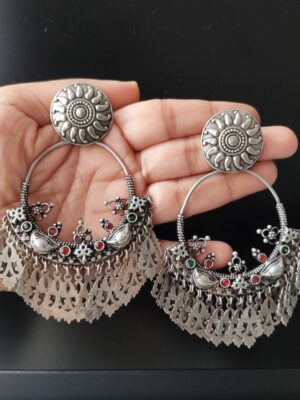 Vintage Silver Chandbali – 3