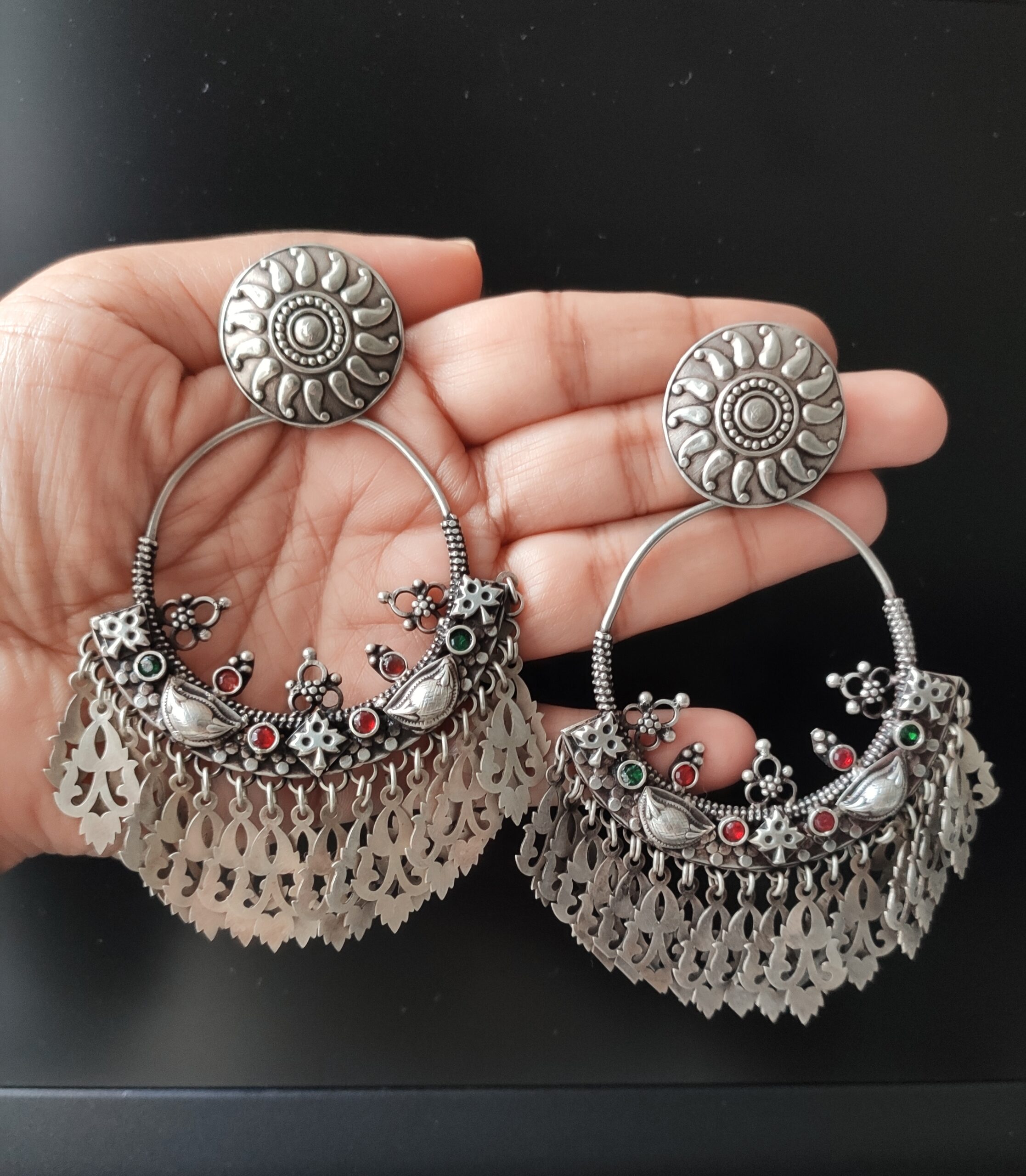 Vintage Silver Chandbali – 3