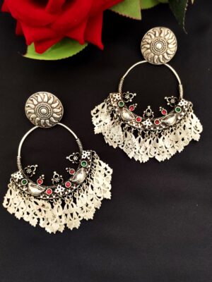 Vintage Silver Chandbali – 3