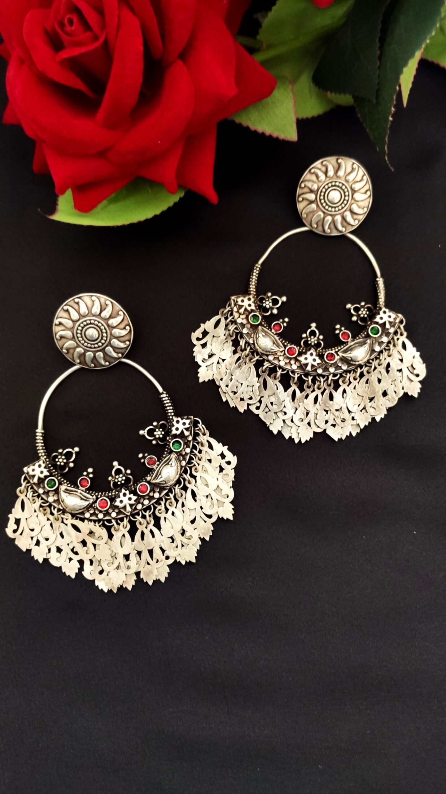 Vintage Silver Chandbali – 3