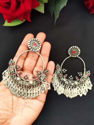 Vintage Silver Chandbali – 4