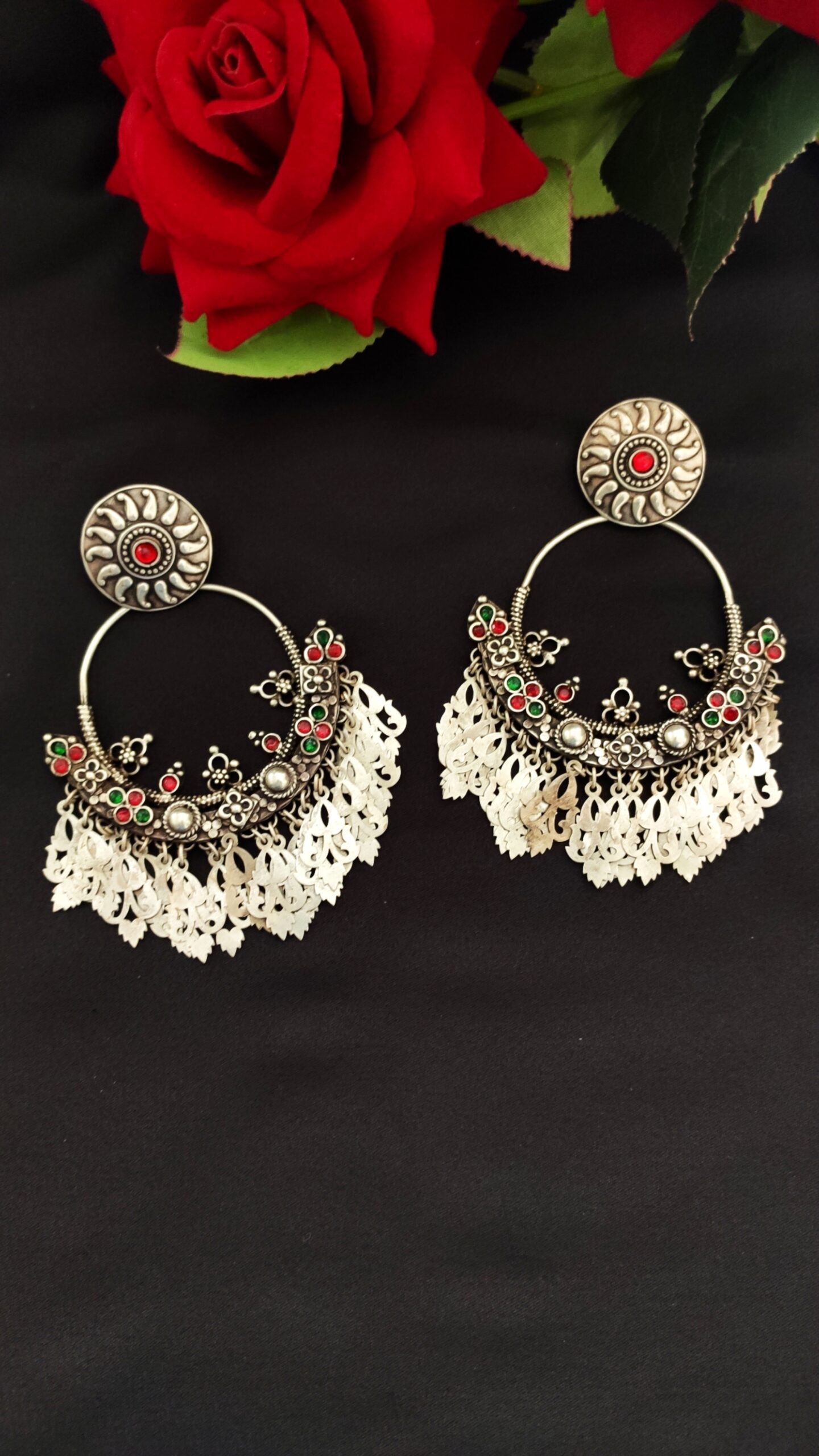 Vintage Silver Chandbali – 7