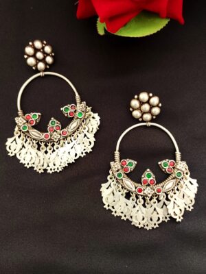 Vintage Silver Chandbali – 6