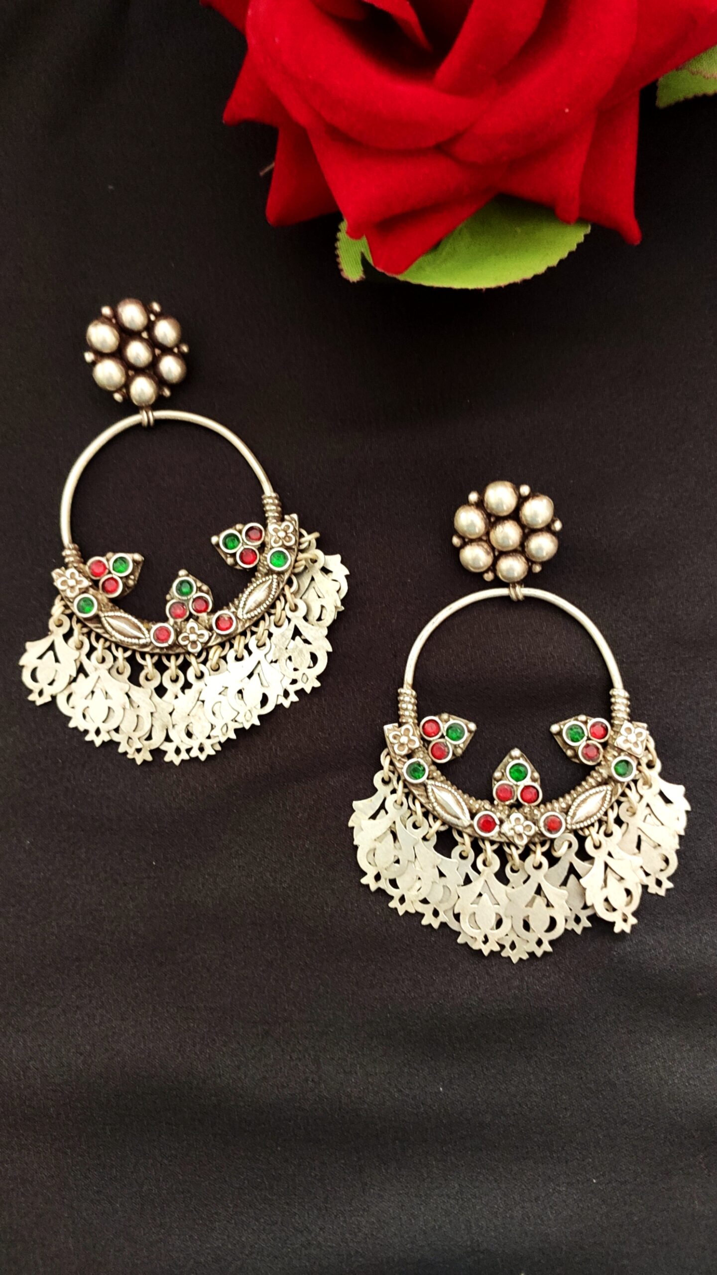 Vintage Silver Chandbali – 6