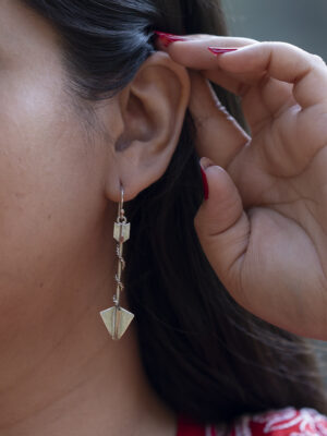 FLORA Arrow Drop Earrings