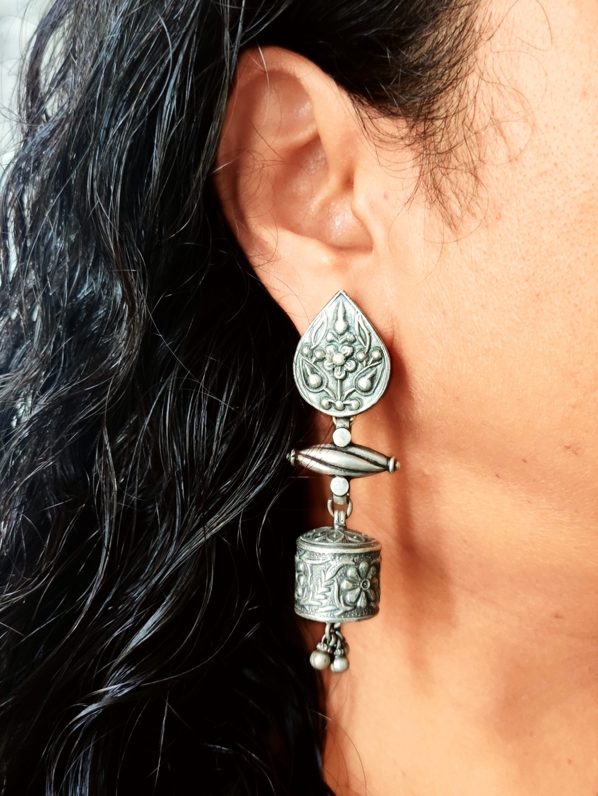 Vintage Drum Earrings