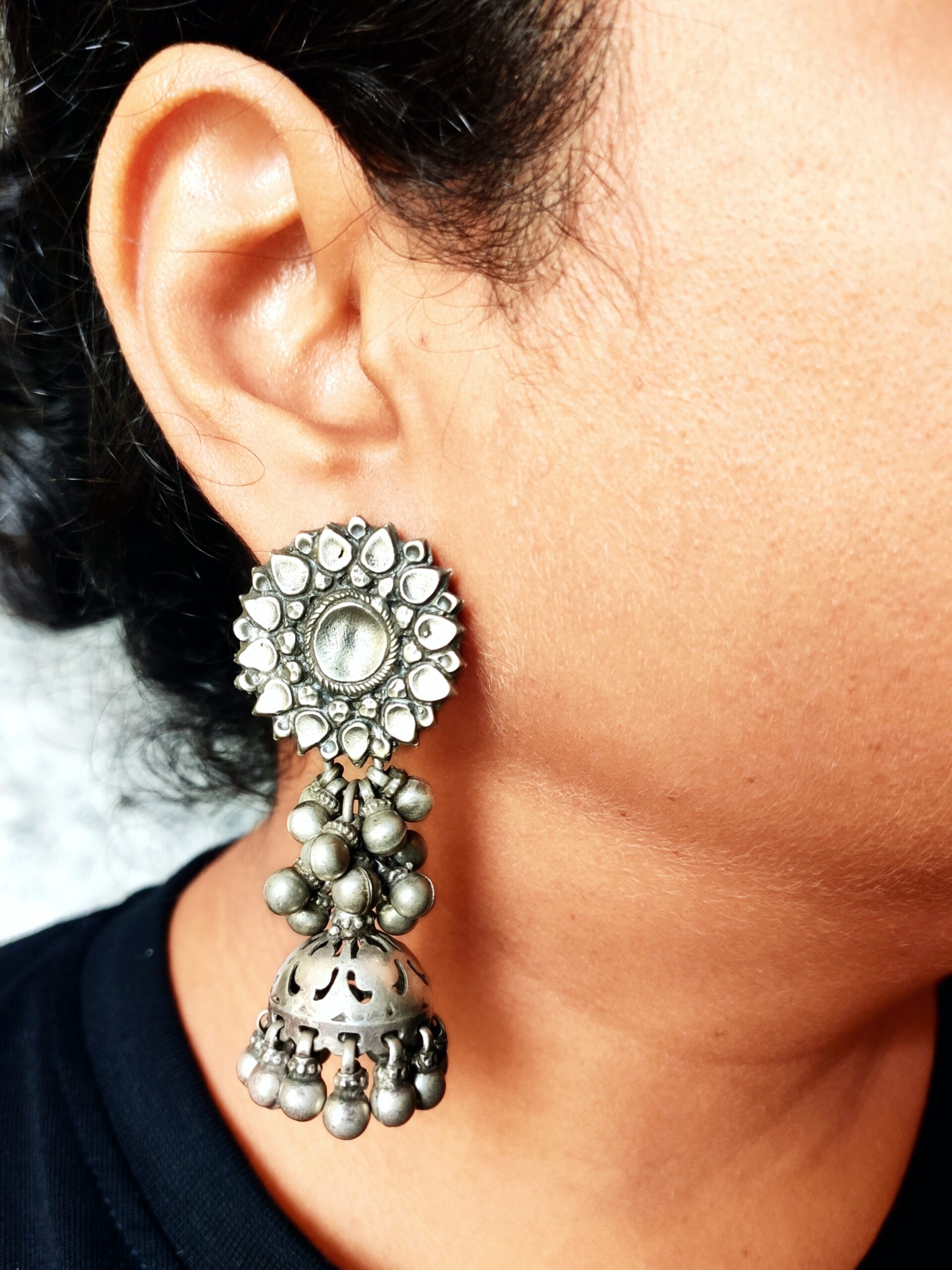 Ghungroo Bunch Vintage Jhumkas