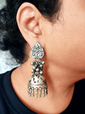 Ghungroo Bunch Vintage Jhumkas (1)