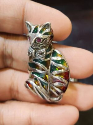 Cat Brooch / Pendant – 3