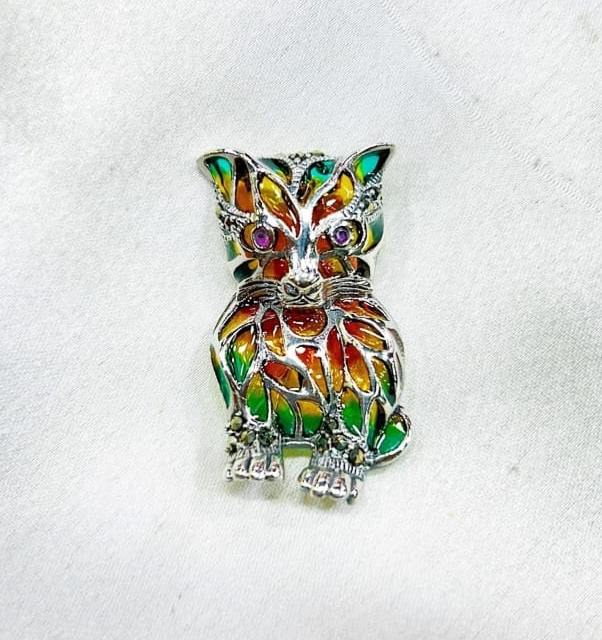 Tiger Cub Brooch / Pendant