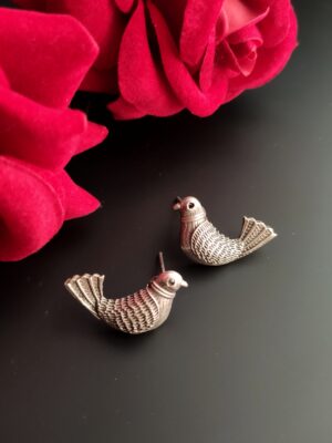 Bird Stud Post Earrings