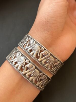 Elephant Bangles Pair