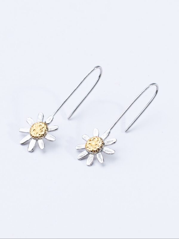 FLORA - Papeeha's Signature Sunflower Hook Earrings - Image 6