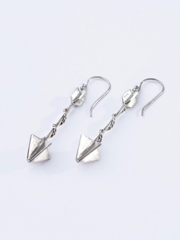 FLORA - Arrow Drop Earrings - Image 5