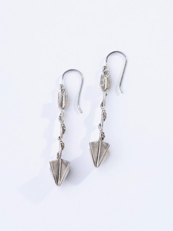 FLORA - Arrow Drop Earrings - Image 2