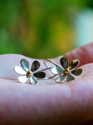 FLORA – Papeeha’s Signature Buttercup Flower Earrings