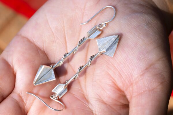 FLORA - Arrow Drop Earrings - Image 4