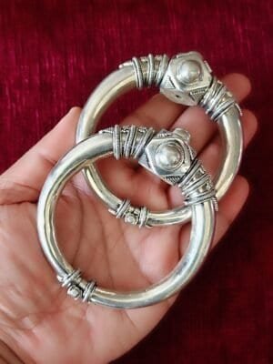 Heavy Kada Bangles Pair – Size 2.6/2.8 (Openable)
