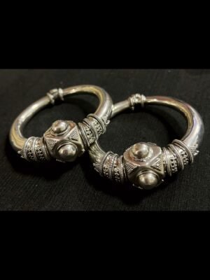 Heavy Kada Bangles Pair – Size 2.6/2.8 (Openable)