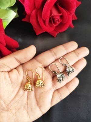 Tiny Jhumkis for Little Girls :) GOLD Plated