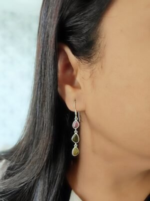 Pastel Tourmaline Stone Drops