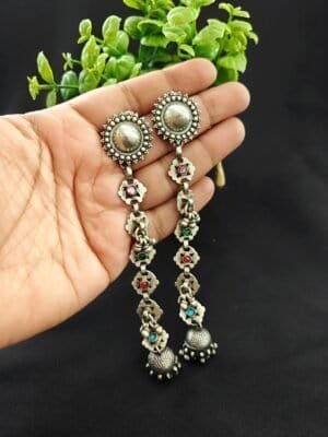 Shoulder Duster Jhumkis
