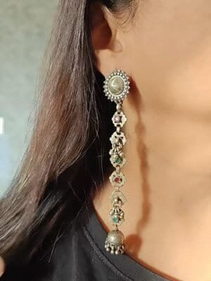 Shoulder Duster Jhumkis