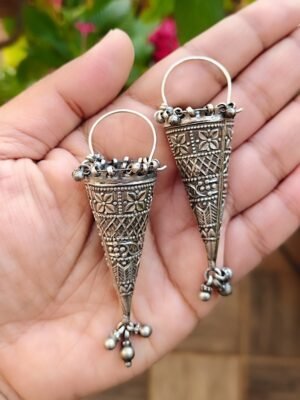 Cone Basket Jhumkas