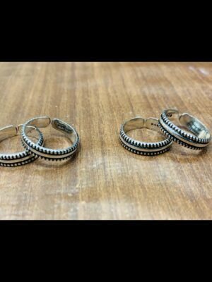Band Toe Rings (Pair) – Design 7
