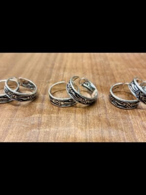Band Toe Rings (Pair) – Design 5