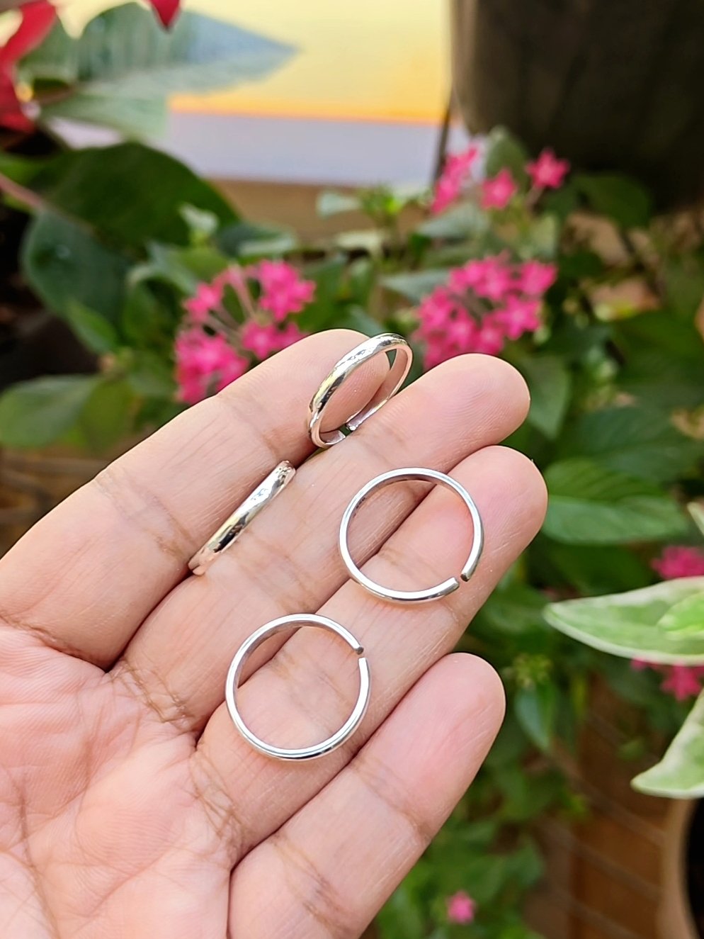 Band Toe Rings (Pair) - Plain - Image 4